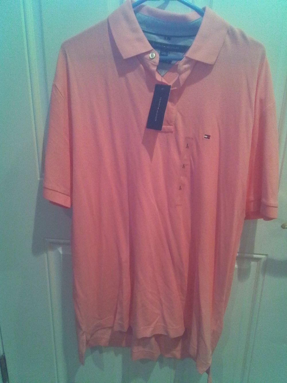 Tommy Hilfiger New Men’s Salmon Polo Shirt